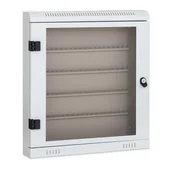 Szafki na klucze - B2B Partner Szafka na klucze, 100x, szara IAK-06-C61-CCC-X1 - miniaturka - grafika 1