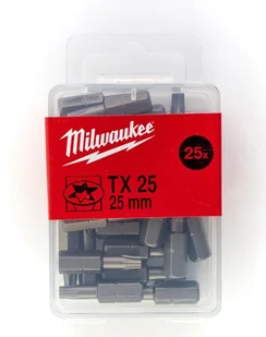 MILWAUKEE Końcówki wkrętakowe TORX TX 25 - 25 SZTUK 4932 3995 97 - Śrubokręty - miniaturka - grafika 2