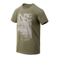 Odzież taktyczna i umundurowanie - Helikon - T-Shirt Adventure Is Out There - Olive Green - TS-AIO-CO-02 - miniaturka - grafika 1