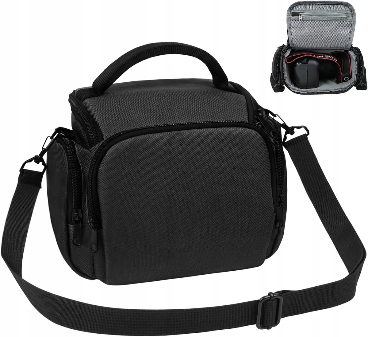 TORBA CYFROWA 22X15X18CM FOTO APARAT LUSTRZANKA WODOODPORNA ETUI