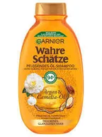 Szampony do włosów - Garnier True Treasures Szampon Argan & Olejek Camelia 300ml - miniaturka - grafika 1