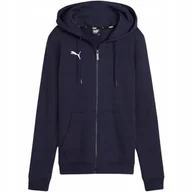 Bluzy damskie - Bluza damska Puma Team Goal Casuals Hooded granatowa 658597 06 L - miniaturka - grafika 1