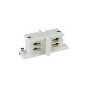 Akcesoria do oświetlenia - TK Lighting Tracer złącze liniowe do prowadnicy szyny 3-fazowej białe 3608 - miniaturka - grafika 1