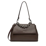 Torebki damskie - Torebka Gino Rossi CEO-LARA-LDA8144A Brązowy - miniaturka - grafika 1