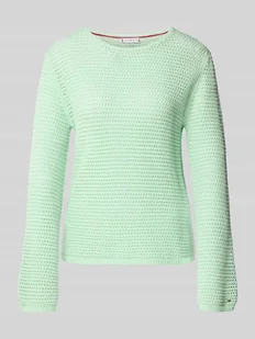 Sweter o kroju regular fit z mieszanki bawełny - Swetry damskie - miniaturka - grafika 1