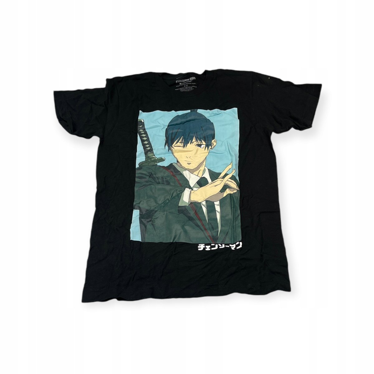 Koszulka T-Shirt Męski Okrągły Dekolt Spencer'S Chainsaw Man M