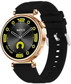 Smartwatch - Hagen HB12.110.332.534-SET HB12 Czarny + Biały Pasek - miniaturka - grafika 1