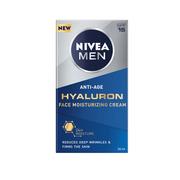 Kosmetyki do pielęgnacji twarzy męskie - Nivea Men Hyaluron przeciwzmarszczkowy krem do twarzy 50ml 94569-uniw - miniaturka - grafika 1
