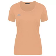 Koszulki i topy damskie - Kappa Kappa Damski T-shirt Fania Techniczny, neonowy pomarańczowy, 6Y 304TP50_924_6Y - miniaturka - grafika 1