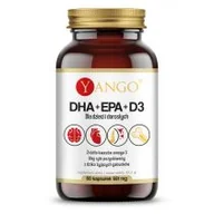 Suplementy naturalne - YANGO Yango DHA EPA D3 60 k dla dzieci i dorosłych YA0145 - miniaturka - grafika 1