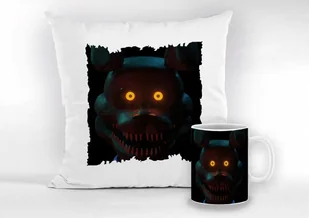 Zestaw Poduszka + Kubek Z nadrukiem Five Nights at Freddy's (2023) Horror 1 - Gadżety dla niej i dla niego - miniaturka - grafika 1