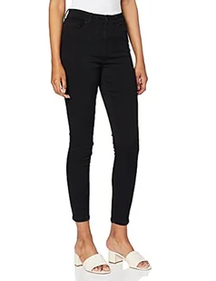Vero Moda Jeansy damskie skinny, Czarny, L - Spodnie damskie - miniaturka - grafika 1