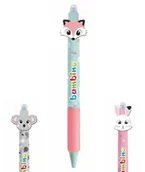 Długopisy - Długopis wymazywalny ergonomiczny uchwyt Dziewczęcy Bambino MJ59270 - miniaturka - grafika 1