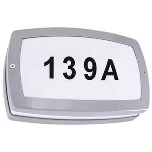 Ideus Struhm Kinkiet zewnętrzny z numerem domu SOLINA LED 03686 - Lampy ogrodowe - miniaturka - grafika 1