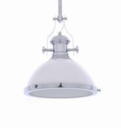 Lampy sufitowe - Lumina Deco LOFT LAMPA WISZĄCA ETTORE WHITE LDP 710 WT ) - miniaturka - grafika 1