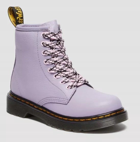 DR.MARTENS BOTKI SKÓRZANE DZIECIĘCE FIOLETOWE 28,5 1FRC