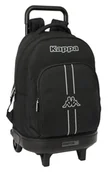 Plecaki - Safta KAPPA DARK Duży plecak na kółkach, kompaktowy, zdejmowany, idealny dla dzieci w różnym wieku, wygodny i wszechstronny, jakość i wytrzymałość, 33 x 22 x 45 cm, Czarny (Black), M, Casual - miniaturka - grafika 1