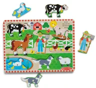 Puzzle - Dźwiękowa układanka Farma Old MacDonald's Melissa & Doug - miniaturka - grafika 1