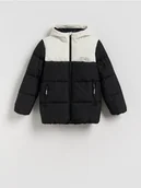 Kurtki i płaszcze dla chłopców - Reserved - Kurtka z kapturem - czarny - miniaturka - grafika 1