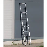 Drabiny - Teleskopowa drabina aluminiowa, 2,65 m, 9 szczebli - miniaturka - grafika 1