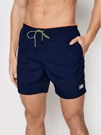Kąpielówki męskie - Sprandi Szorty kąpielowe SP22-SKMT003 Granatowy Regular Fit - miniaturka - grafika 1