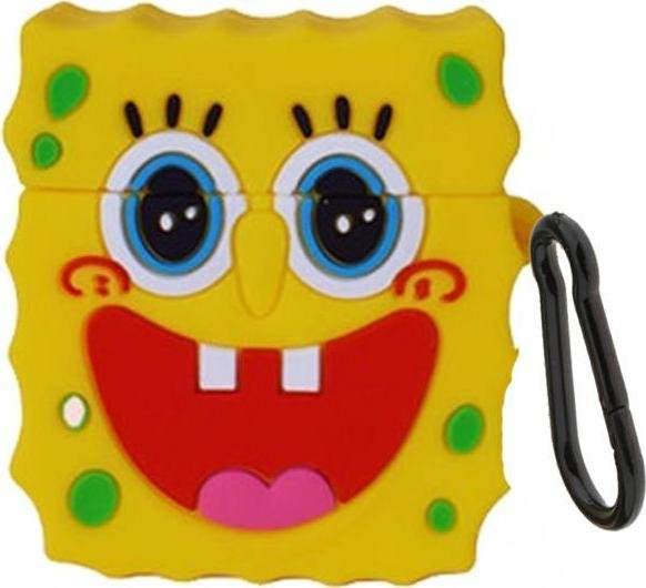 GEL ETUI AIRPODS 1 2 SPONGEBOB