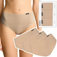 Majtki damskie - Majtki damskie bawełniane 3 PARY figi klasyczne ATLANTIC 3BLP-603 - S - miniaturka - grafika 1