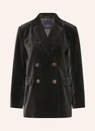 Marynarki i żakiety damskie - S Max Mara Blezer Ze Sztruksu Prisca grau - miniaturka - grafika 1