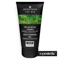 Żele do mycia twarzy - Orientana Orientana Face Cleansing Gel For Men Żel do mycia twarzy - bambus i fioletowy ryż 150 ml - miniaturka - grafika 1