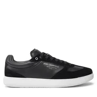 Sneakersy męskie - Sneakersy KARL LAGERFELD KL51814 Czarny - miniaturka - grafika 1