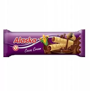 Alaska FOODS rurki kukurydziane z kremem czekoladowym 18g 8588005524018 - Ciastka - miniaturka - grafika 1