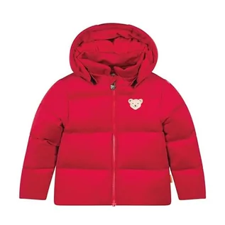 Kurtki i płaszcze dla dziewczynek - Steiff Dziewczęca kurtka z kapturem, czerwony (Ribbon Red), 110 cm - grafika 1
