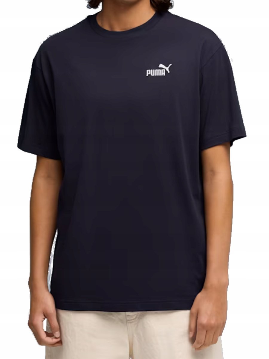 KOSZULKA męska PUMA 689153-16 t-shirt bawełniana sportowa granatowa XXL XXL