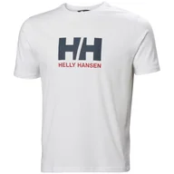 Koszulki sportowe męskie - Koszulka męska Helly Hansen Hh Logo T-Shirt 3.0 Rozmiar: L / Kolor: biały - miniaturka - grafika 1
