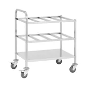 Wózki na żywność - Royal Catering Wózek gastronomiczny stal nierdzewna 24 x GN 1/6 450 kg - miniaturka - grafika 1