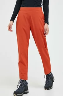 Helly Hansen spodnie sportowe Thalia 2.0 damskie kolor czerwony gładkie - Spodnie sportowe damskie - miniaturka - grafika 1