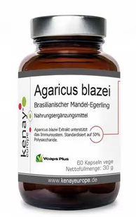 Kenay Agaricus blazei - Pieczarka brazylijska (60 kaps.) - Suplementy naturalne - miniaturka - grafika 1