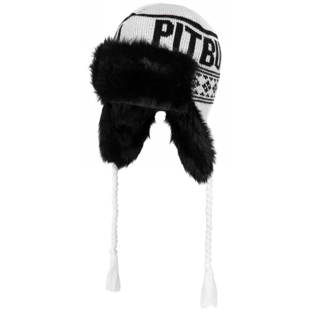 Czapka zimowa PITBULL Mission Bay Biała/Czarna L/XL