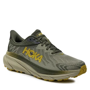 Buty do biegania Hoka Challenger Atr 7 Wide 1134499 Khaki - Buty sportowe męskie - miniaturka - grafika 1