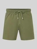 Kąpielówki męskie - Szorty kąpielowe z naszytym logo Model 'Iconic' - miniaturka - grafika 1