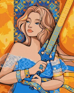 Ideyka Malowanie po numerach - Odważna 40x50cm - Malowanie po numerach - miniaturka - grafika 1