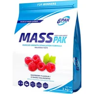 Odżywki na masę - Gainer 6PAK Nutrition Mass Pak 5000 g Malinowy (5902811813594) - miniaturka - grafika 1