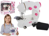 Zabawy w naśladowanie dorosłych - NATALIA MASZYNA DO SZYCIA dla dzieci + Akcesoria NAPRAWDĘ Szyje - miniaturka - grafika 1