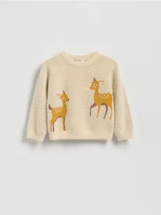 Reserved - Miękki sweter z aplikacją - wielobarwny - Bluzy dla dziewczynek - miniaturka - grafika 1