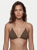 Stroje kąpielowe - Guess Góra od bikini E6GJ00 KF412 Brązowy - miniaturka - grafika 1