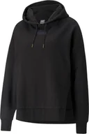 Bluzy damskie - Puma Bluza damska Puma HER Hoodie TR czarna 589519 01 L - miniaturka - grafika 1