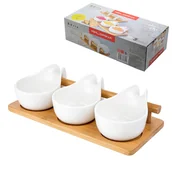 Tace i patery - Fl1 MISECZKI DO DIPÓW ADRIA KPL 3 SZT NA PODSTAWCE 2PC-KPL-JA7292 - miniaturka - grafika 1