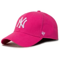 Czapki damskie - New York Czapka z daszkiem 47 BRAND - Mlb Yankees '47 Mvp Snapback B-MVPSP17WBP-MA Magenta - miniaturka - grafika 1