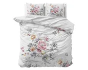 Pościel - 240x200/220 ISABEAU mikroperkal biały komplet pościeli - miniaturka - grafika 1