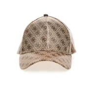 Czapki damskie - Damska Czapka z daszkiem GUESS BASEBALL CAP AW9937POL01-LWN – Brązowy - miniaturka - grafika 1